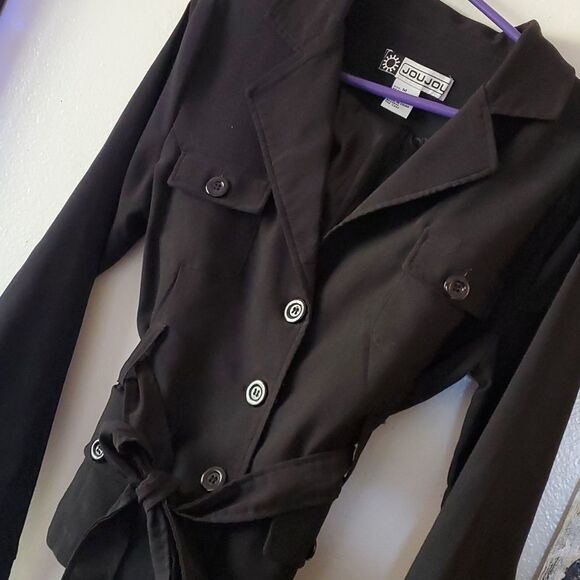 JOUJOU black blazer suit jacket - Picture 1 of 5